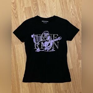 True Religion Black Crystal Buddha Graphic Tee